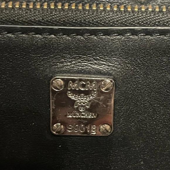 MCM Black Crossbody Bag with Silver Accents - Picture 4 of 9